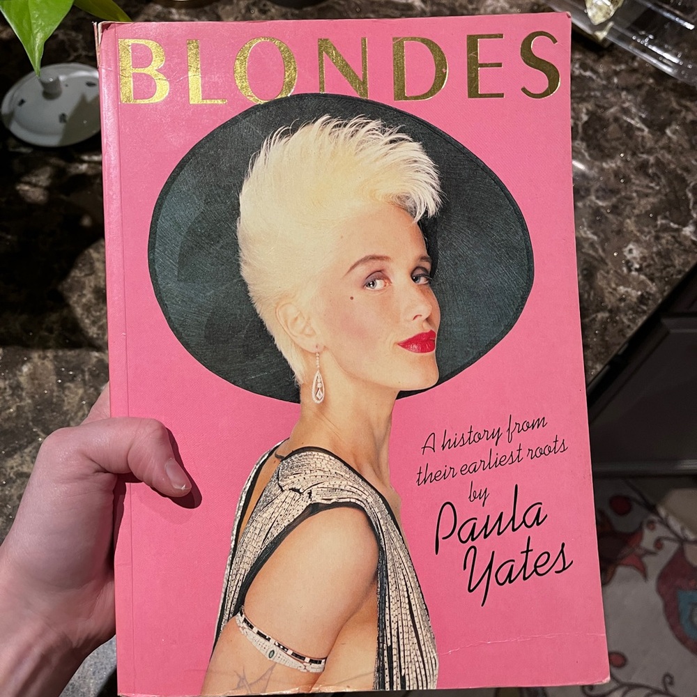 Blondes by Paula Yates Book